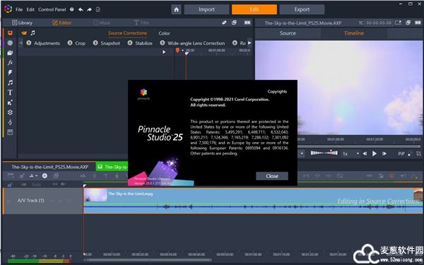 Pinnacle Studio 25破解版