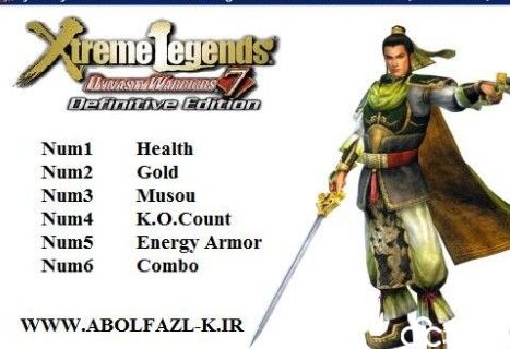 真三国无双6猛将传修改器Abolfazl版