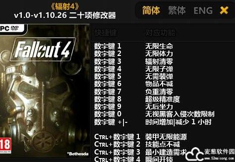 辐射4修改器风灵月影版