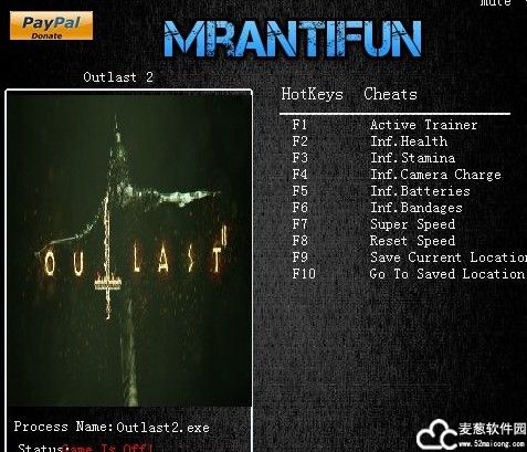 逃生2修改器MrAntiFun版
