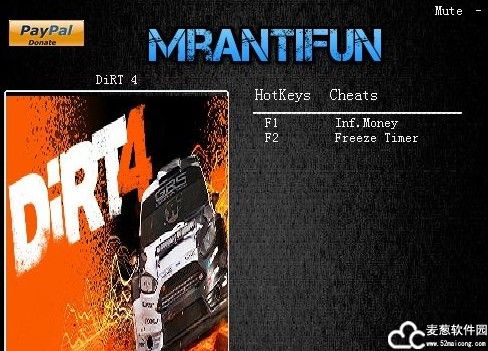 尘埃4修改器MrAntiFun版