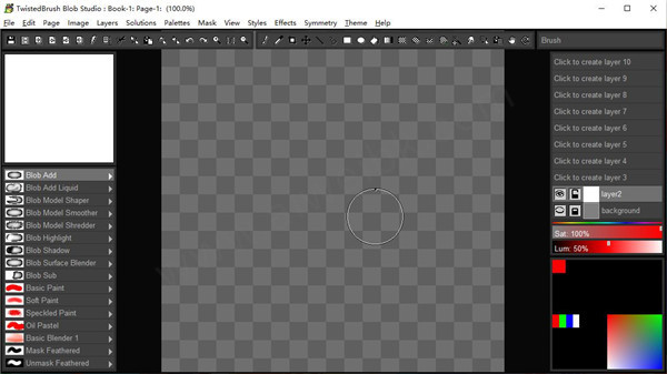 Pixarra TwistedBrush Blob Studio(3D绘画软件)破解版 v3.03